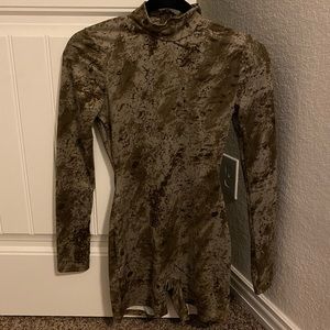 Brown tie dye romper